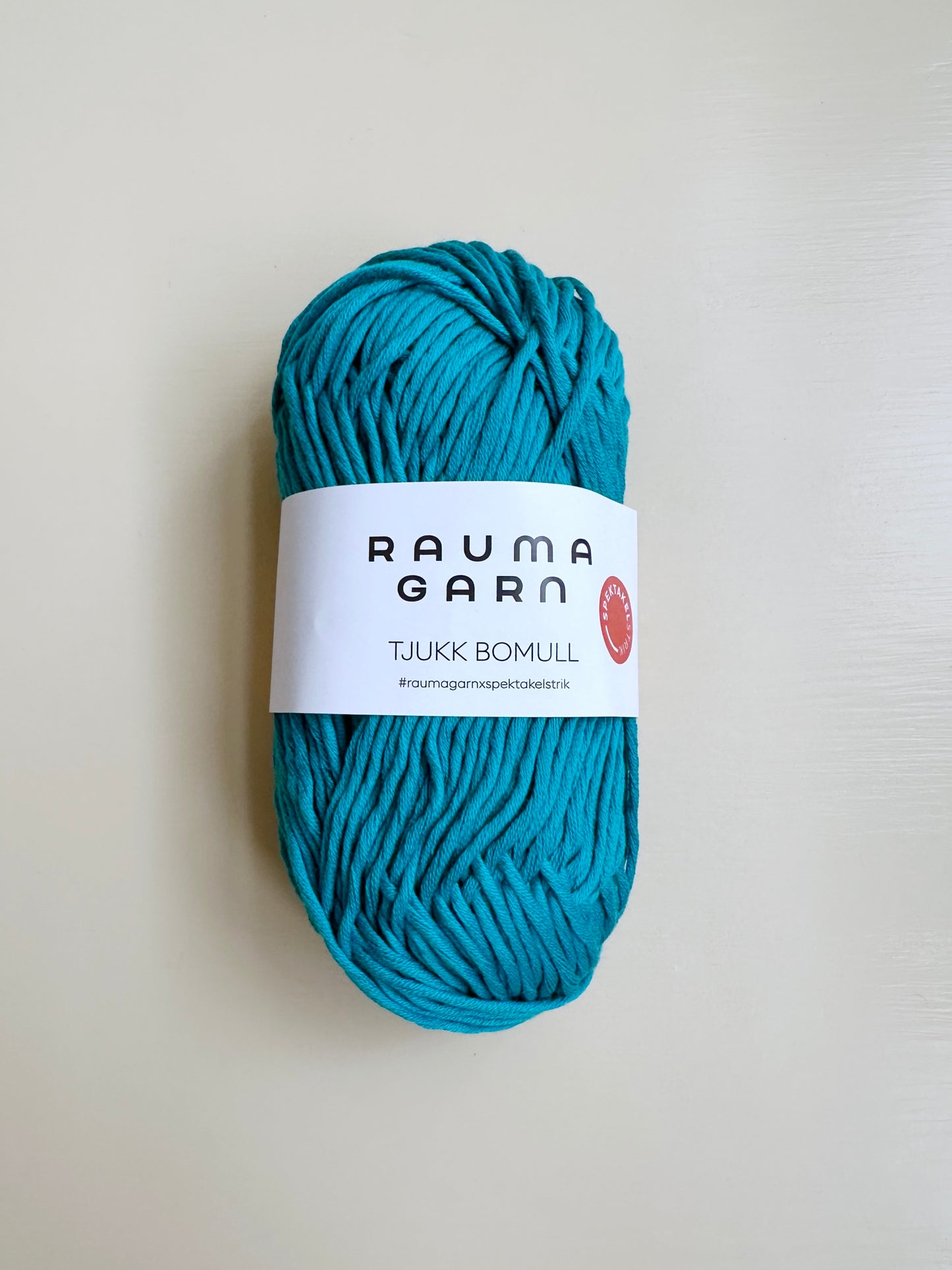 Tjukk Bomull Spektakelstrik x Rauma Garn