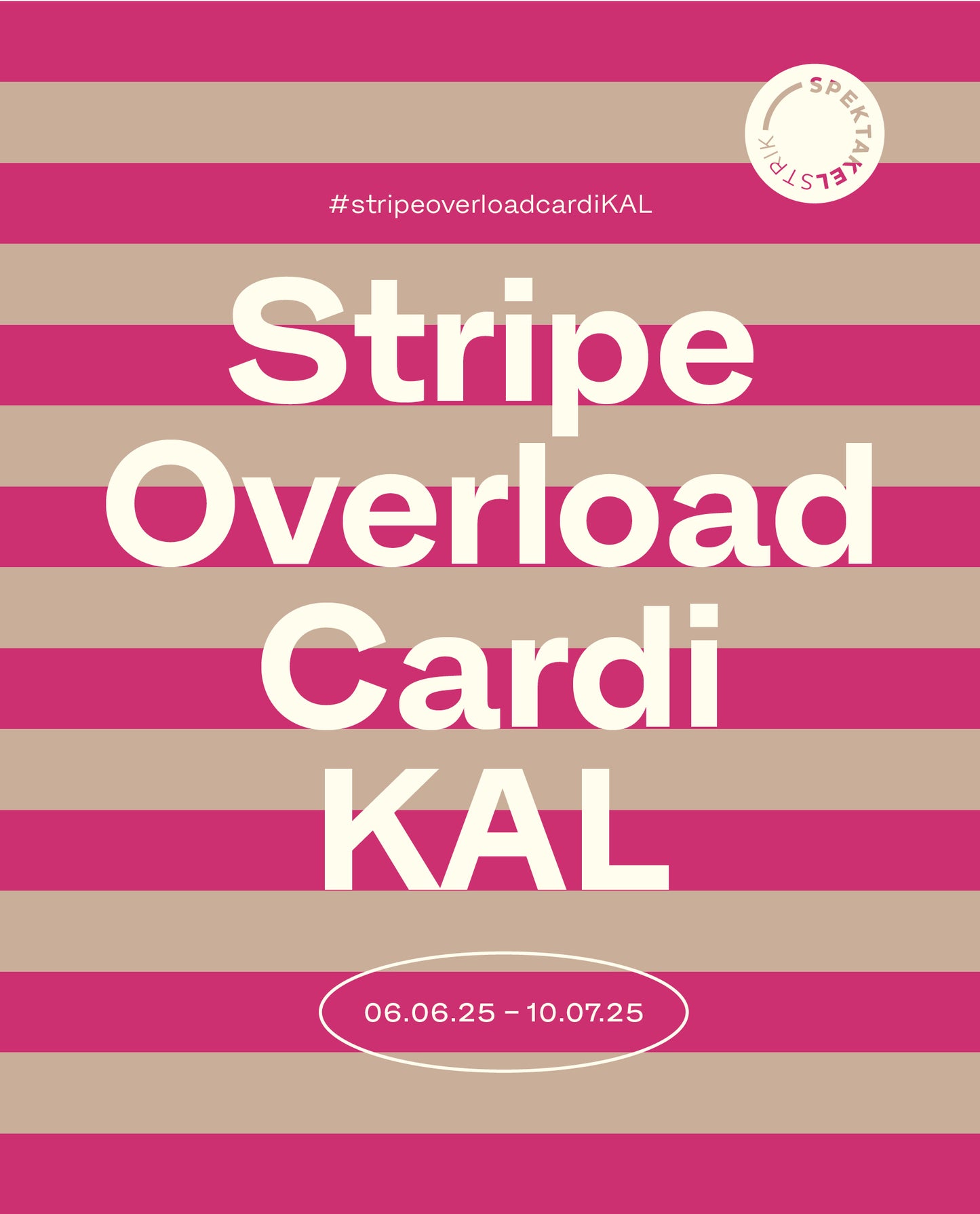 Stripe Overload Cardi KAL
