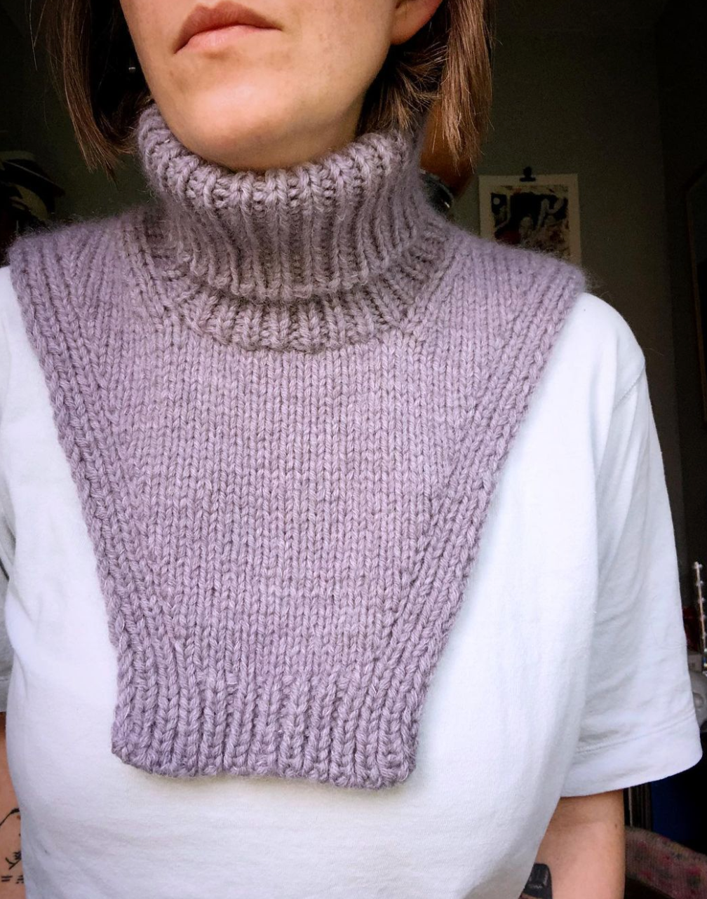Hitchhiker Neck Warmer Strikkeopskrift