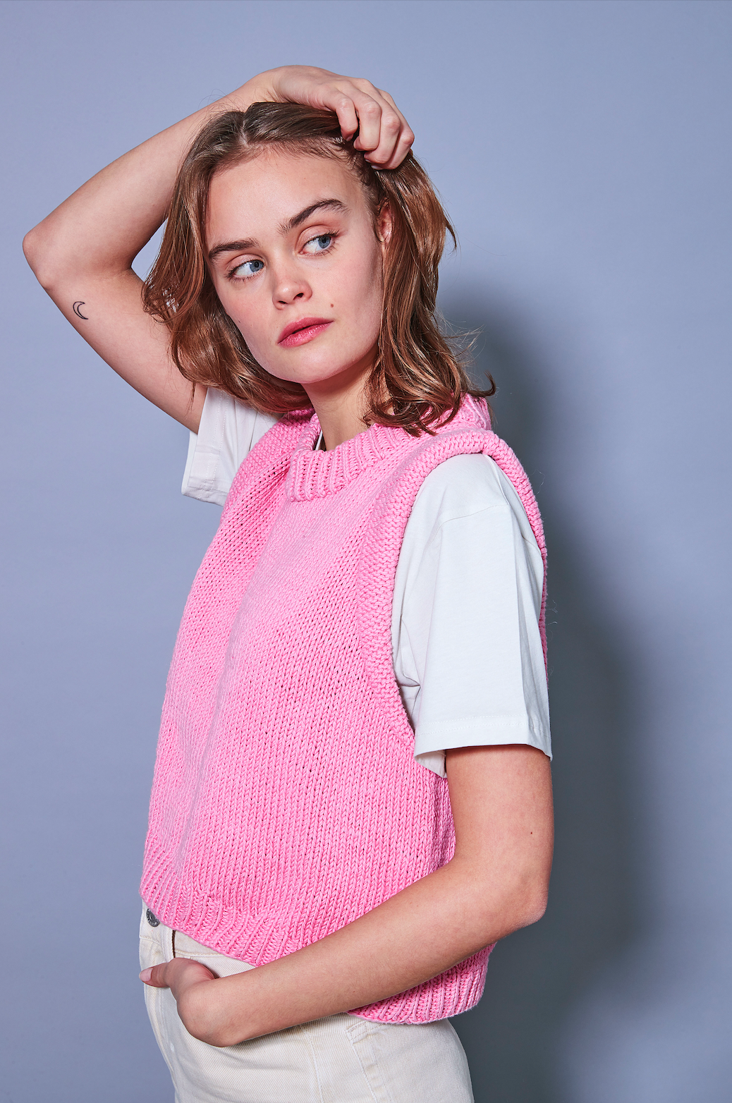 Sommer Saga Vest strikkeopskrift
