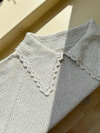 Lace Polo Tee