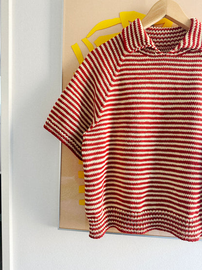 Stripe Overload Polo Tee