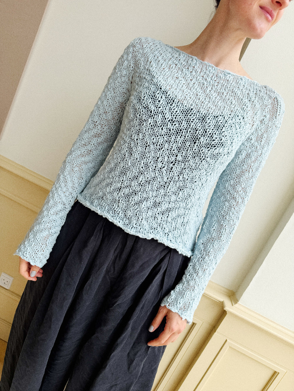 Sidewalk Blouse Texture Flamé Knit Kit