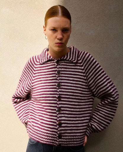 Stripe Overload Cardi