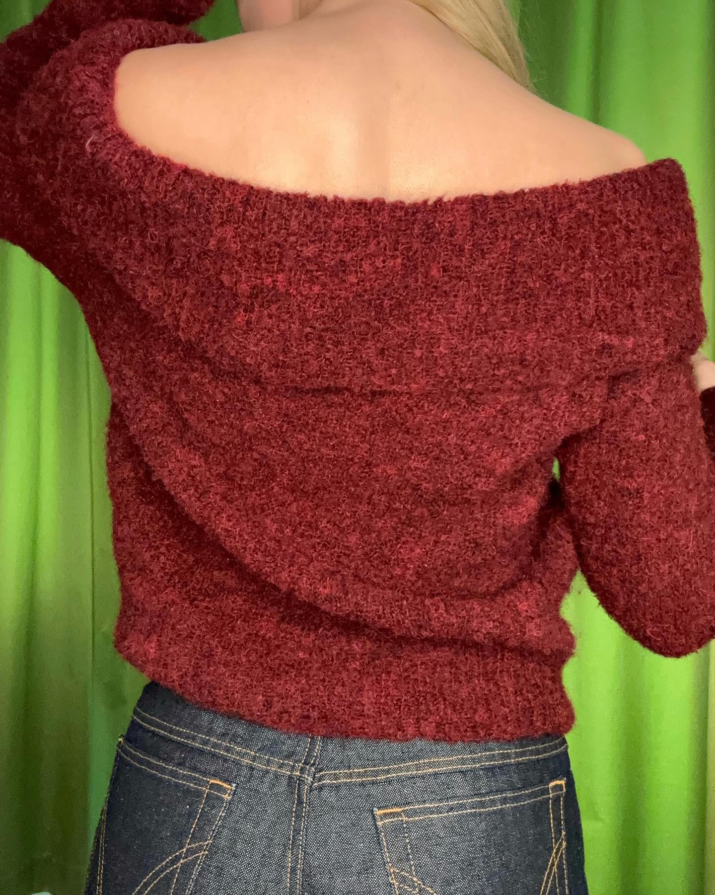Spektakelstrik x Marie Jedig Off Shoulder Sweater