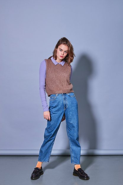 Saga Vest strikkeopskrift