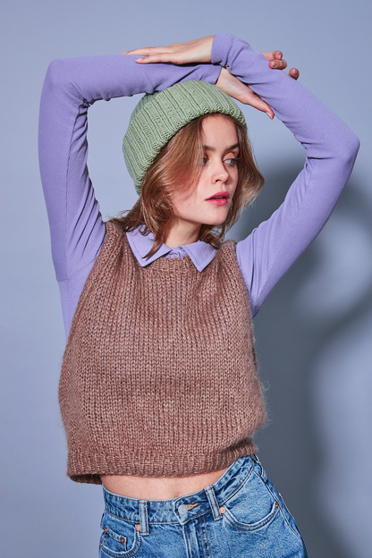 Saga Vest strikkeopskrift