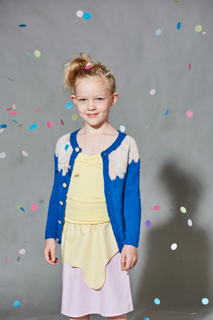 Cirkus Cardigan strikkeopskrift